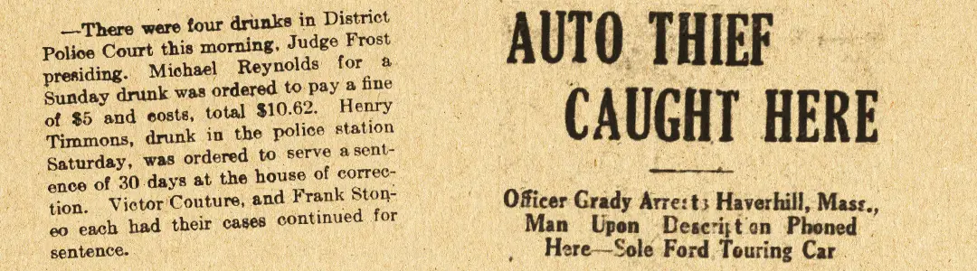 Crime and Consequences