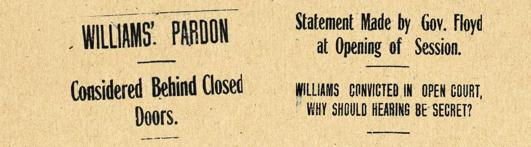 John Williams pardon