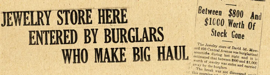 Howard Jewelry Heist