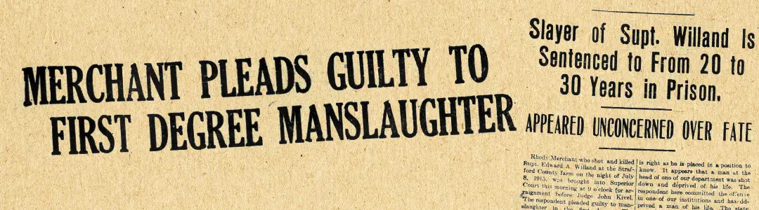 Tragedy at the County Farm