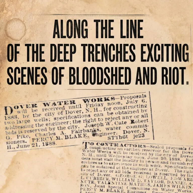The Water Works Riot of 1888