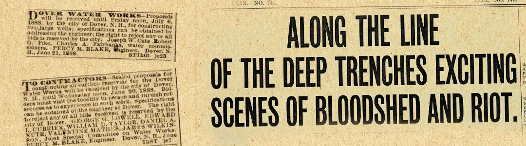 The Water Works Riot of 1888