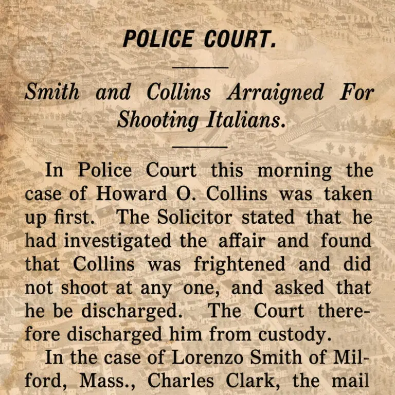 The Water Works Riot of 1888