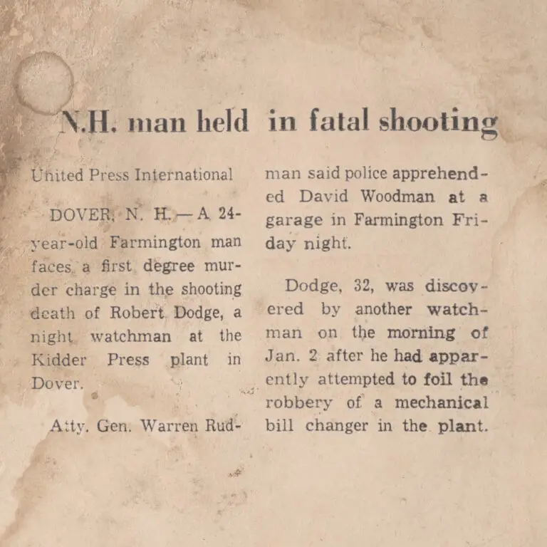 The Murder of Robert Dodge