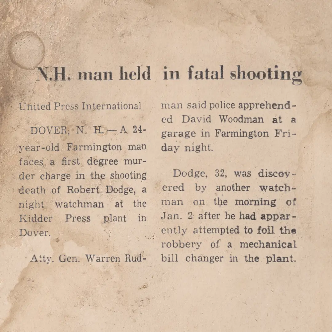 The Murder of Robert Dodge