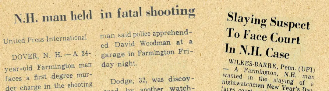 The Murder of Robert Dodge